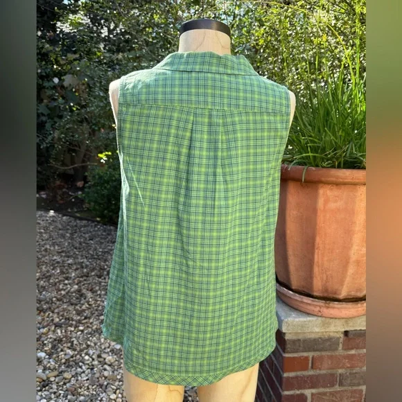 Lili's Closet for Anthropology plaid blouse - size M - Picture 4 of 4